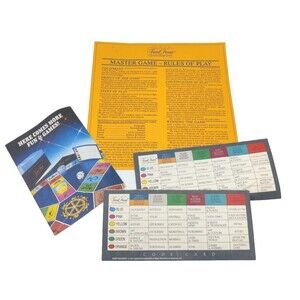 Vintage 1981 Trivial Pursuit Master Game REPLACEMENT Code Cards & Rules Instruct